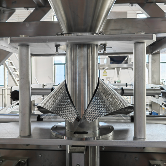 Automatic VFFS Pet Food Packaging Machine with Multihead Weigher